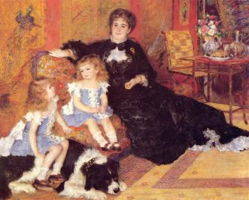 皮埃爾 奧古斯特 雷諾阿 Madame Georges Charpentier and her Children, Georgette and Paul